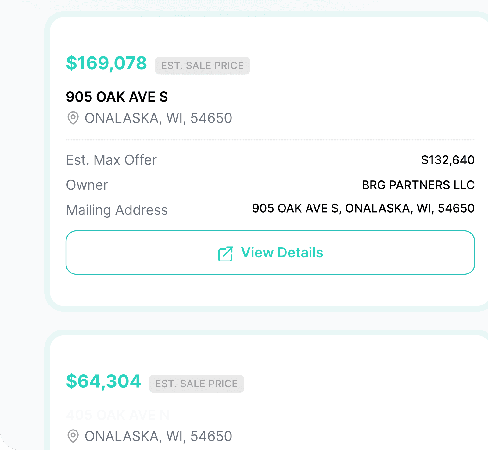 The LandAtlas deal board tracking land deals from seller lead through escrow to closed.